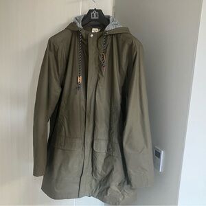 Bridge & Burn men’s waxed cotton Millerain jacket xl